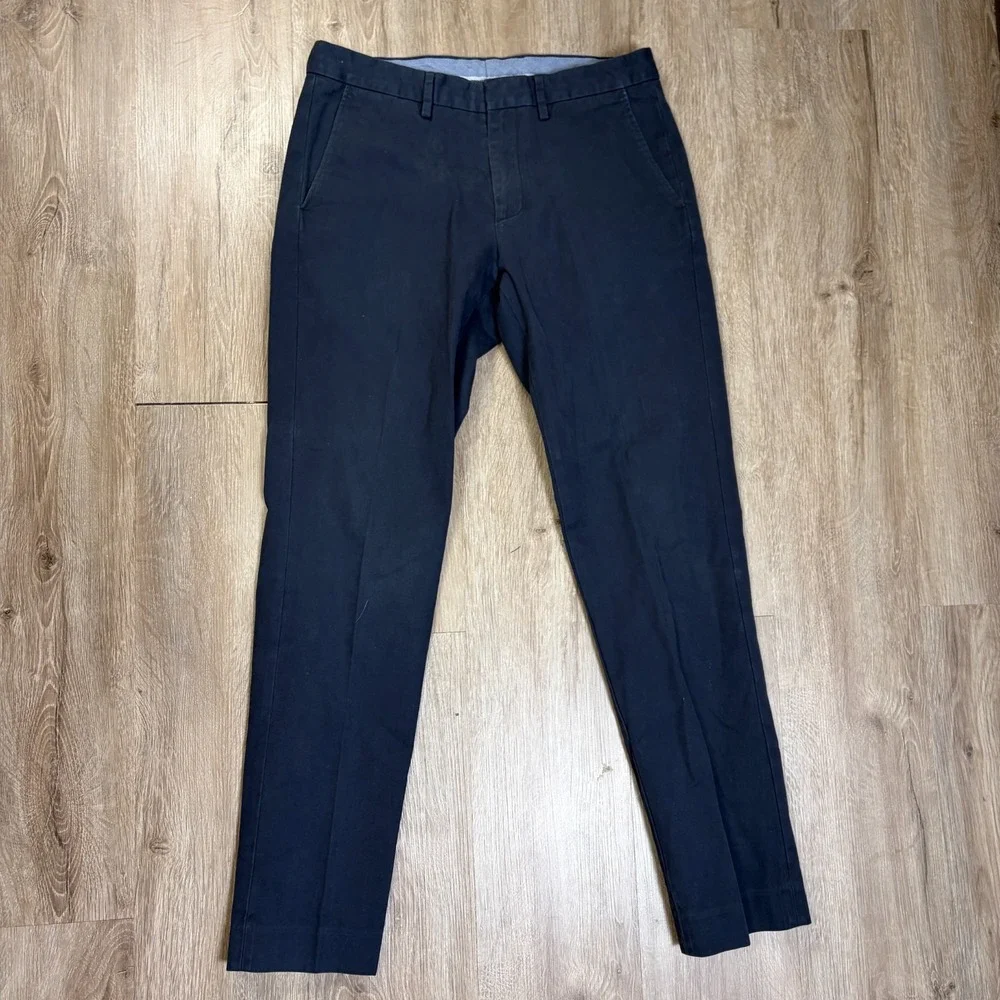 Lot of J Crew Mens Pants 32x32 (32x31) Green Blue 484 Slim Tapered